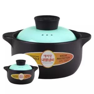 내열뚝배기용기 1000ml 돌솥뚝배기 뚝배기불고기