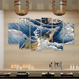 일본 벽화 A타입 120cmx68cm/9mm두께 일식 그림 인테리어 이자카야 술집