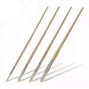 [문구] 유화용 고급붓 4본 세트 다목적 캔버스 페인팅 붓 세트