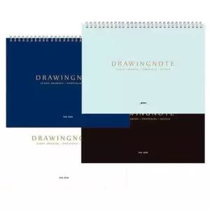 [문구/오피스] 가로형 드로잉 노트 랜덤 3P 스케치 무선 도화지 공책