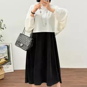 빅사이즈 603 가오리나시원피스세트 DBAX325