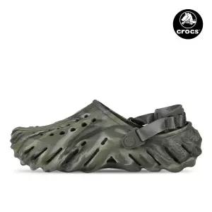 에코 마블드 클로그 샌들 더스티 올리브 208454-3N4