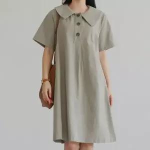 [하프클럽/셀러허브_여성트랜드패션]빅사이즈 603 포인트면카라루즈원피스