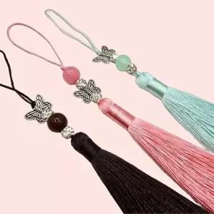 [하프클럽/셀러허브_여성트랜드패션]큐빅 나비펜던트 한복노리개 노리개