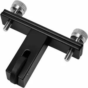 바이올린 첼로 브리지 피팅 도구 - 일반 및 첼로용 1PC 홀더 클램프 조절 가능한 강금속 루티어 공구 블랙