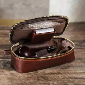 파이프담배 가죽케이스 시가렛파이프 보관함 시가렛 케이스