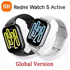 호환 글로벌 버전 샤오미 호환 레드미 워치 5 액티브 2인치 LCD 18일 배터리 수명 블루투스 통화 5ATM 방수
