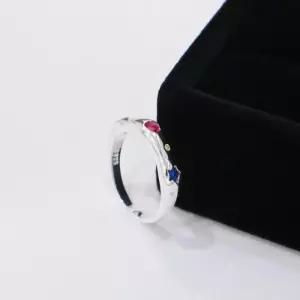 [신상오픈런]여자오픈링 울퉁불퉁 웨이브 큐빅 별모양 하트 은반지 (29965328)