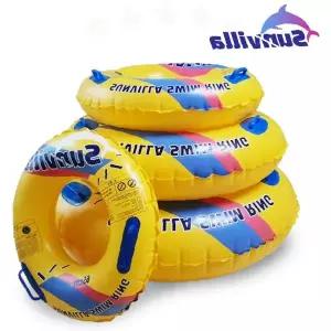 어린이 물놀이 튜브 수영 튜브 안전 손잡이 이중 마개 바다 워터파크 여름 휴가