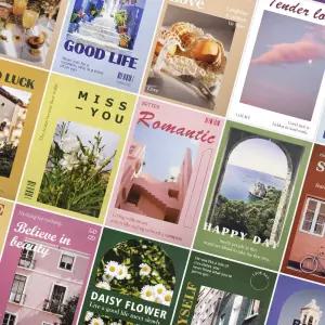 HYS 감성 컬러 엽서 모음 로맨틱 타운 엽서모음