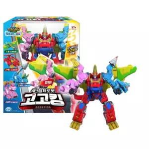 변신로봇 고고다이노 4단합체 유아동로보트 유아로보트 완구 아동용로봇