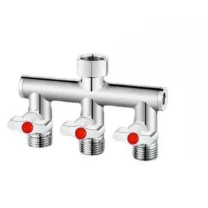 세갈래 세탁기 급 3구 수도꼭지분배기 베란다