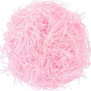 글로리안 1/2LB 발렌타인데이 파쇄 종이 필러 라이트 핑크 이스터 라피아 잔디 선물 포장 바구니 채우기