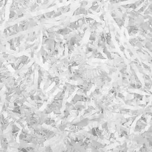 2파운드 화이트 크링클 종이 필러 선물 바구니 채우기 장식용 파쇄 컷 크리스마스 결혼식 신부 들러리 약혼