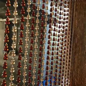 목각 구슬 문발 출입문 현관문 집발 비즈발 중국집발 커튼 소품 빈티지