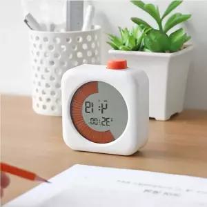 수험생 공부 시간관리 비주얼 디지털 타이머 사각 탁상 알람시계
