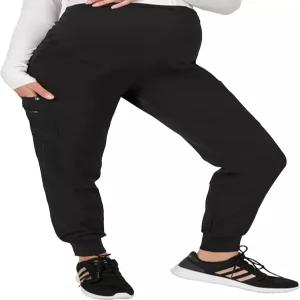 에볼루션 스크럽 여성용 4방향 스트레치 머티리얼 조거 팬츠