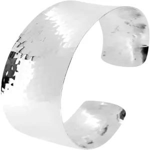 여성 청키 실버 해머드 뱅글 명세서 25mm 여성용 핸드메이드 925 커프 팔찌 사이즈 조절 가능