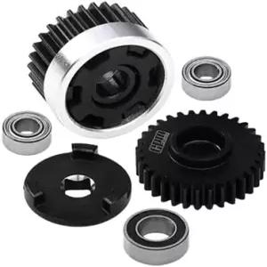 GPM 40Cr 스틸 들 및 CUSH 구동 기어 세트 LOSI 1/18 미니 LMT 4X4 브러시드 몬스터 트럭 RTRLOS01026용