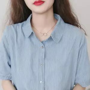 여름 루즈핏 빅사이즈 임산부 반팔 셔츠 원피스 wDl3+6Hko