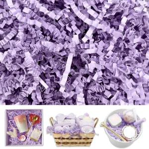 티스폼스 라이트 퍼플 크링클 컷 종이 파쇄 필러 2LB 바구니 채우기용 색종이 스터핑 할로윈 추수감사절