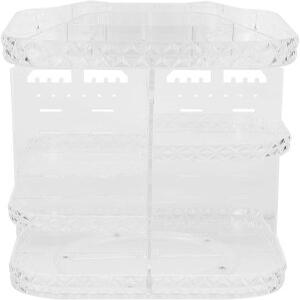 이펫붐 로터리 화장품 보관함 메이크업 오거나이저 멀티 레이어 데스크톱 디스플레이 케이스 베니티 테이블