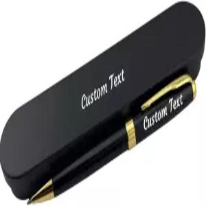 ELMA VADA 스튜디오 각인 펜 ？ 개인 맞춤형 내구성 볼펜 틴 케이스의 스테인리스 스틸 책상 필수품 승진