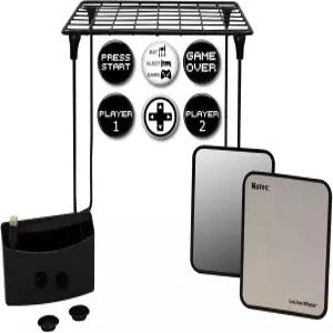 사물함 키트 정리함 12인치 높이 선반 마그네틱 액세서리 거울 화이트보드 연필 컵 펜 영감을 주는 금속