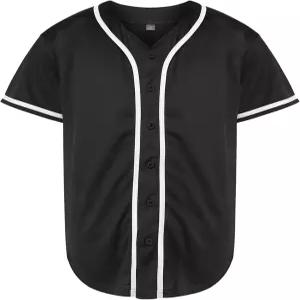 QTW INC 남자 야구 유니폼 버튼 다운 블랭크 솔리드 컬러 반팔 셔츠 힙스터 힙합 액티브 팀 스포츠