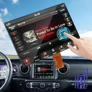 2026년형 8.4인치 UConnect 4C UAQ 스크린 라디오 내비게이션 칩 업그레이드 젤 프리 닷지 램 지프