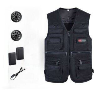 쿨링 조끼 건설 현장 충전식 에어컨 선풍기 작업복