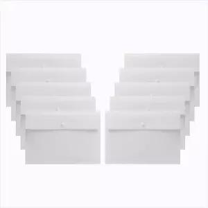 심플리 A4 똑딱이 파일 10P세트 화이트 문서 서류 보관