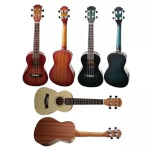 [원이안전] 고급 현악기 악기 입문용 우쿨렐라 콘서트용 음악 교육용 학습용  (본품)