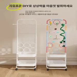 금해 앵무새놀이터 그네 왕관 새 모란 앵무새새장