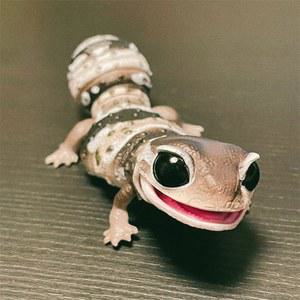 꼬리 도마 피규어 디 백과사전 모형 인형 수집 생물 파충류 장식 도감