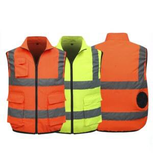 선풍기 조끼 안전 배달 반사 팬 트 현장 쿨링 아이스 작업 쿨조끼 여름 에어 냉풍 등산