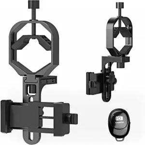 3개의 트립 3축 스포팅 스코프 폰 어댑터와 망원경 마운트 u2013 범용 쌍안경 어댑터는 대부분의