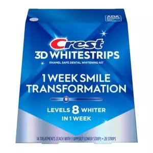 크레스트 3D 화이트 글래머러스 스트립스 4회분 LV8