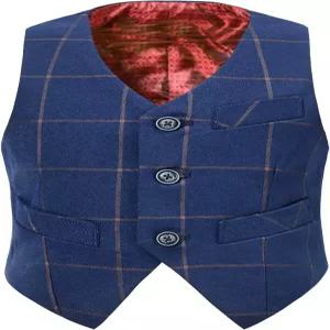 비사시 3버튼 남아 여아 풀 안감 정장 조끼