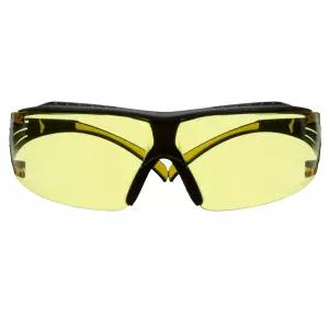 3M SecureFit 400 시리즈 안전 안경 1켤레 옐로우/블랙 앰버 스카치가드 김서림 방지/ 긁힘 방지 렌즈