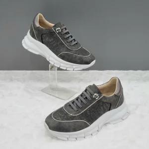 [탠디]여성 소가죽 5cm 키높이 스니커즈 X23202mo_JJ