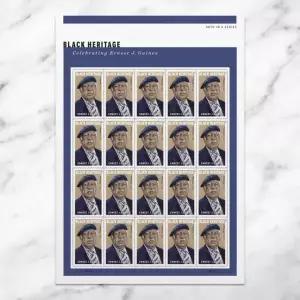 미국 우체국 어니스트 J 흑인 유산 기념 20장 영원히 우표 발행 시리즈 46위 스콧 5753