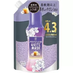 레노아 아로얼 비즈 타입 섬유유연제 대용량 WHITE MUSK 80ml