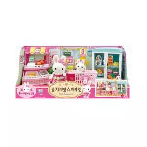 여아 콩지 토끼인형 가게놀이 인형집놀이 캐릭터 장난감집 아이방