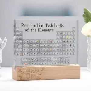 원소주기율표 과학교구 화학원소시계 투명아크릴판 학교 물리 교육용 기호표 학생선물용