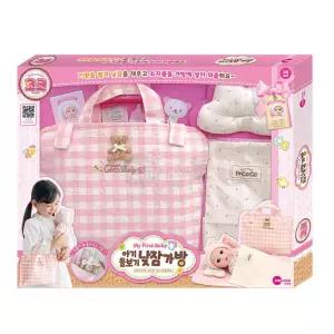 여아 역할놀이 아기낮잠재우기 이불가방 귀여운 소꼽 깜찍한 패드