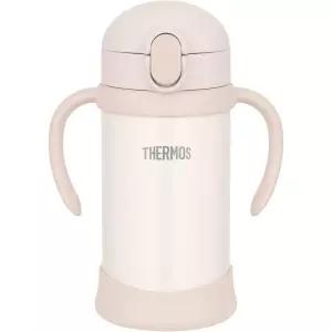 THERMOS 베이비 스트로우 머그(FJL-350)  베이지색(BE) 11.8 fl oz (350 ml) 물병 스테인리스 매직 플라스