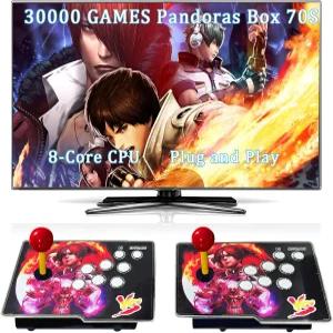 30000 in 1 Pandoras Box 70S 아케이드 게임 콘솔 레트로 게임기 PC 및 프로젝터 TV용 2-4인용 3D