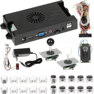 아케이드 게임 DIY 키트 - 최대 4명의 플레이어를 지원하며 29800개의 게임이 포함된 판도라 박스 시스템과