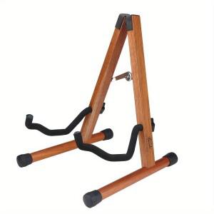 원목 A-프레임 기타 스탠드 - 마호가니 아카시아 범용 거치대